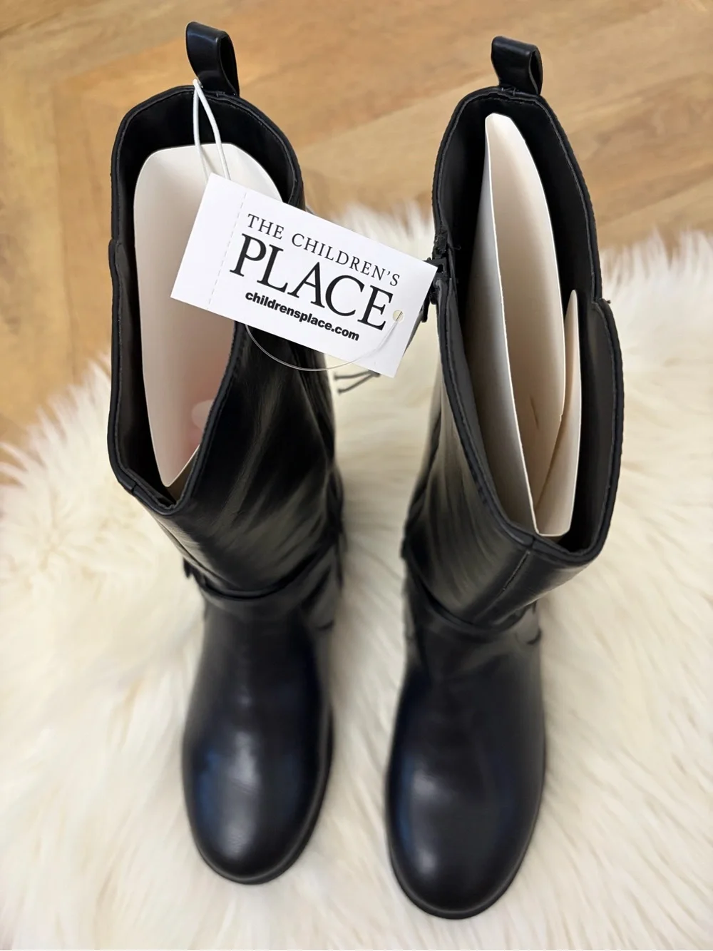 The Children’s Place Black Riding Boots